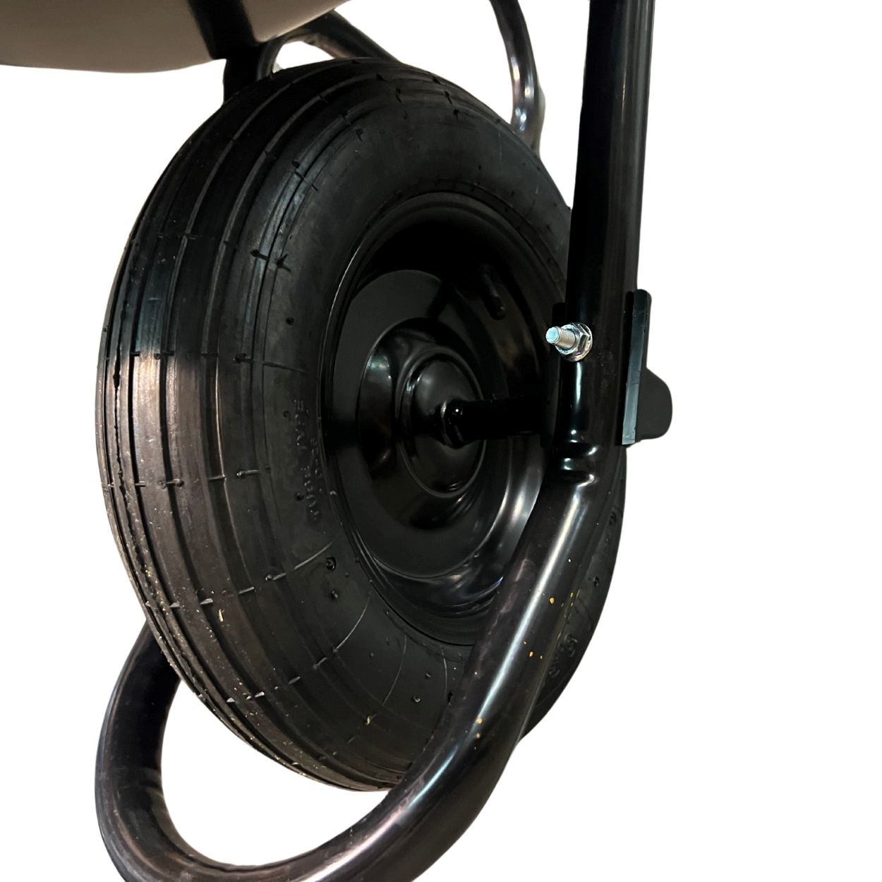 Heavy Duty Wheelbarrow Black 90L