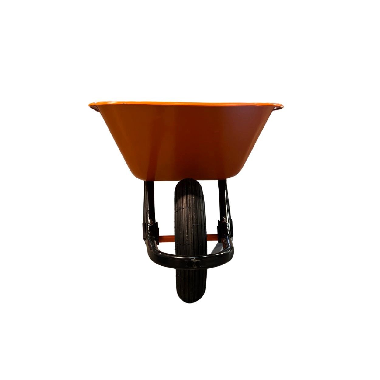 Heavy Duty Wheelbarrow Orange 90L