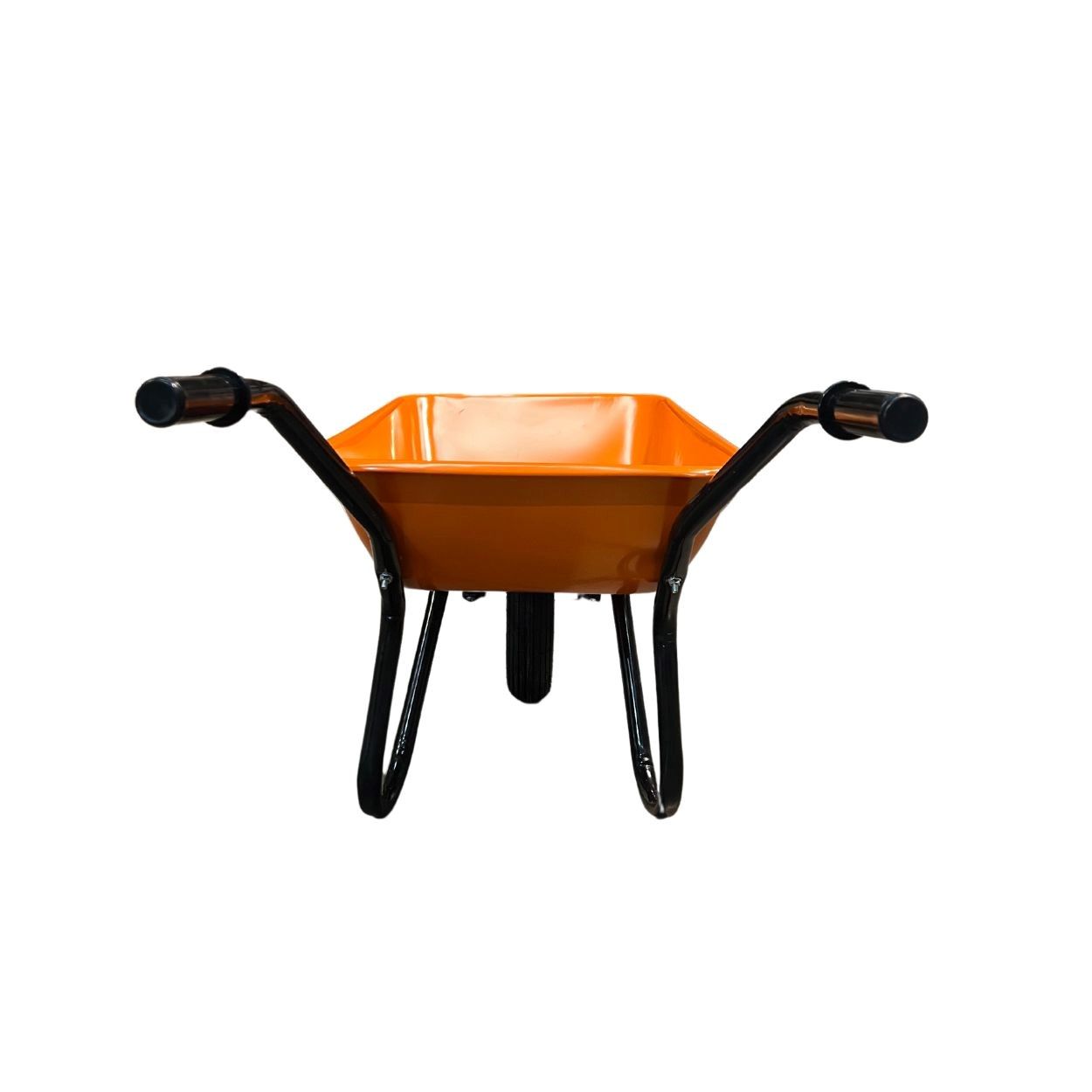 Heavy Duty Wheelbarrow Orange 90L