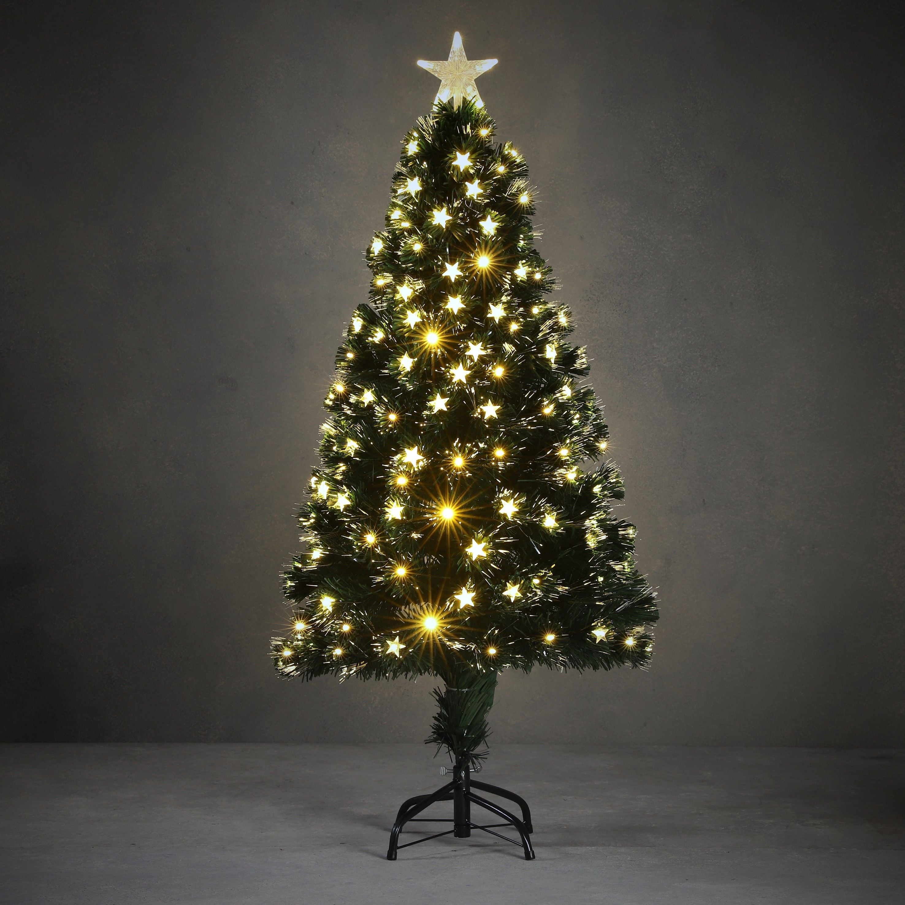 Fibre Optic Christmas Tree Mercury 150cm