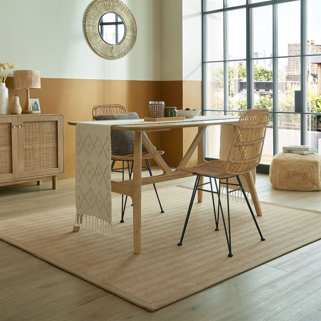 Sisal Border Medium Rug 120cm x 170cm