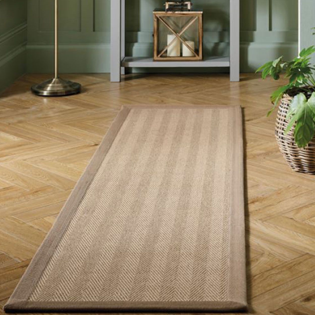 Sisal Border Runner 60cm x 230cm