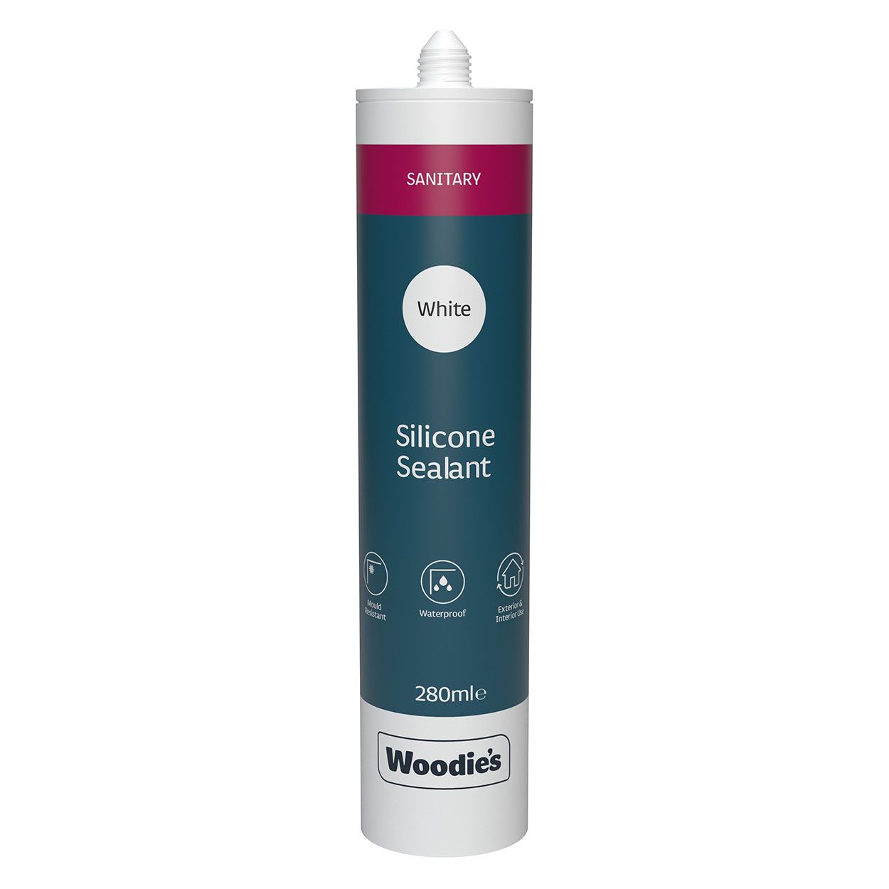 Woodie's Sanitary Silicone White 280Ml