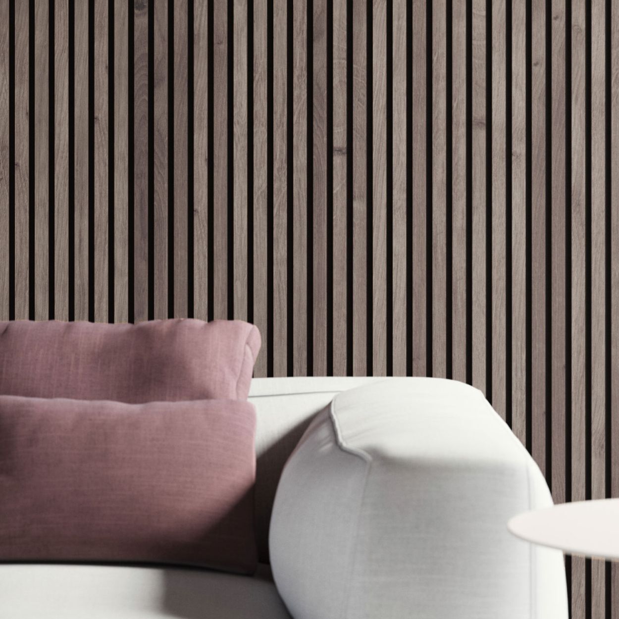 Smoked Oak Acoustic Wall Panel 2.4m x 600mm