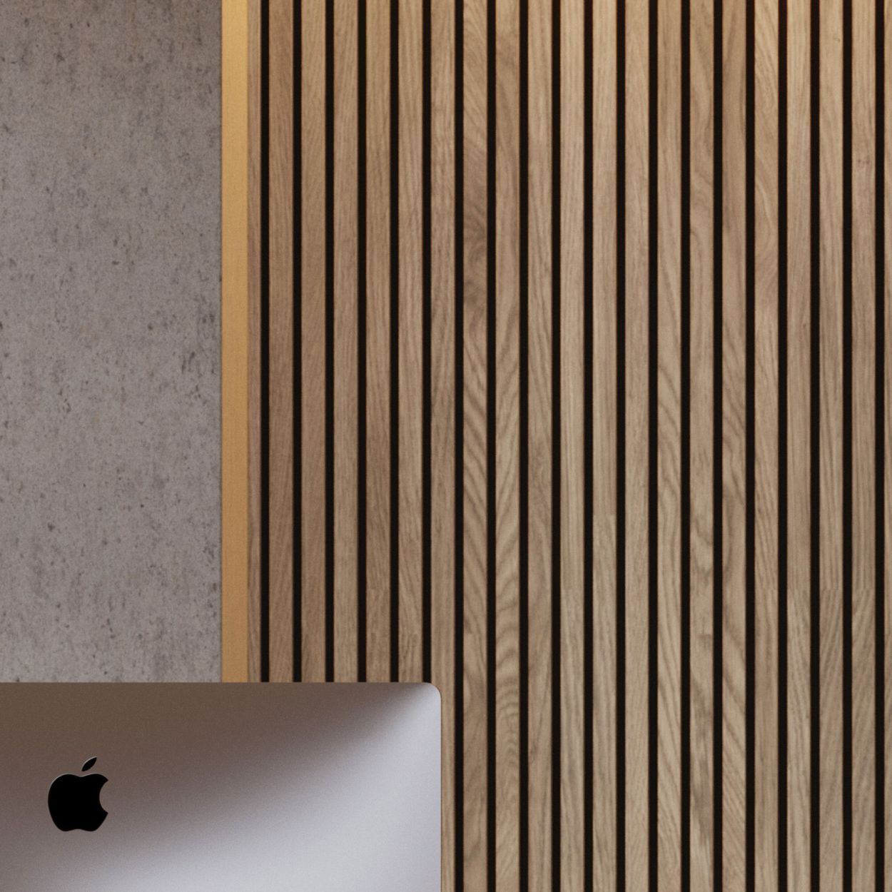 Walnut Acoustic Wall Panel 2.4m x 600mm