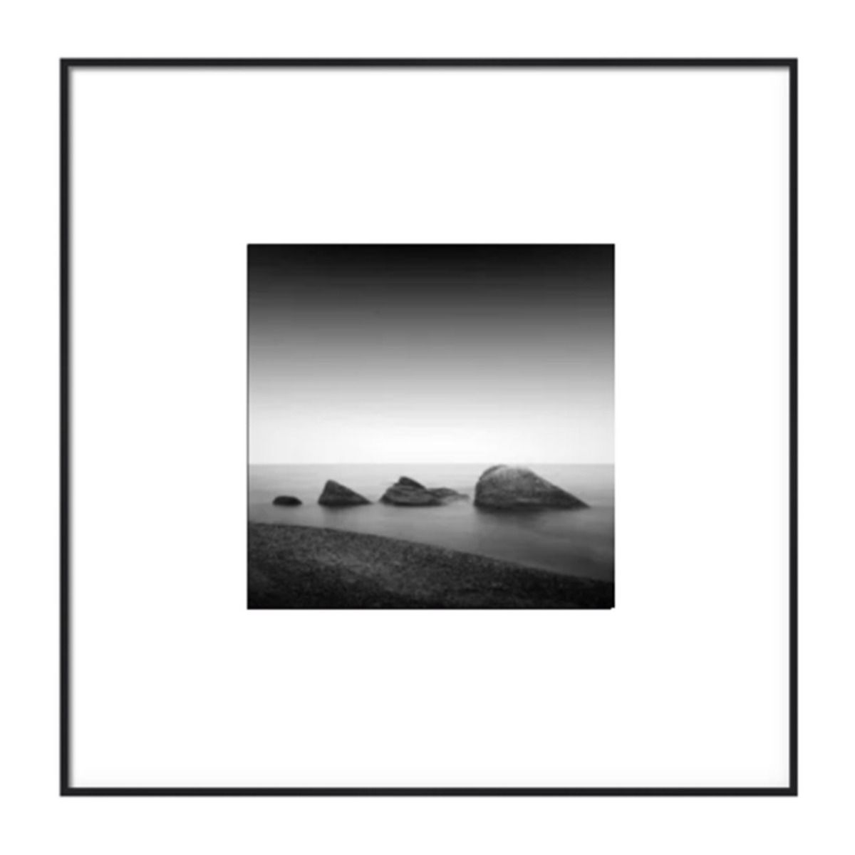 Black Aluminum Art 4 Scenery Picture -50cm x 50cm