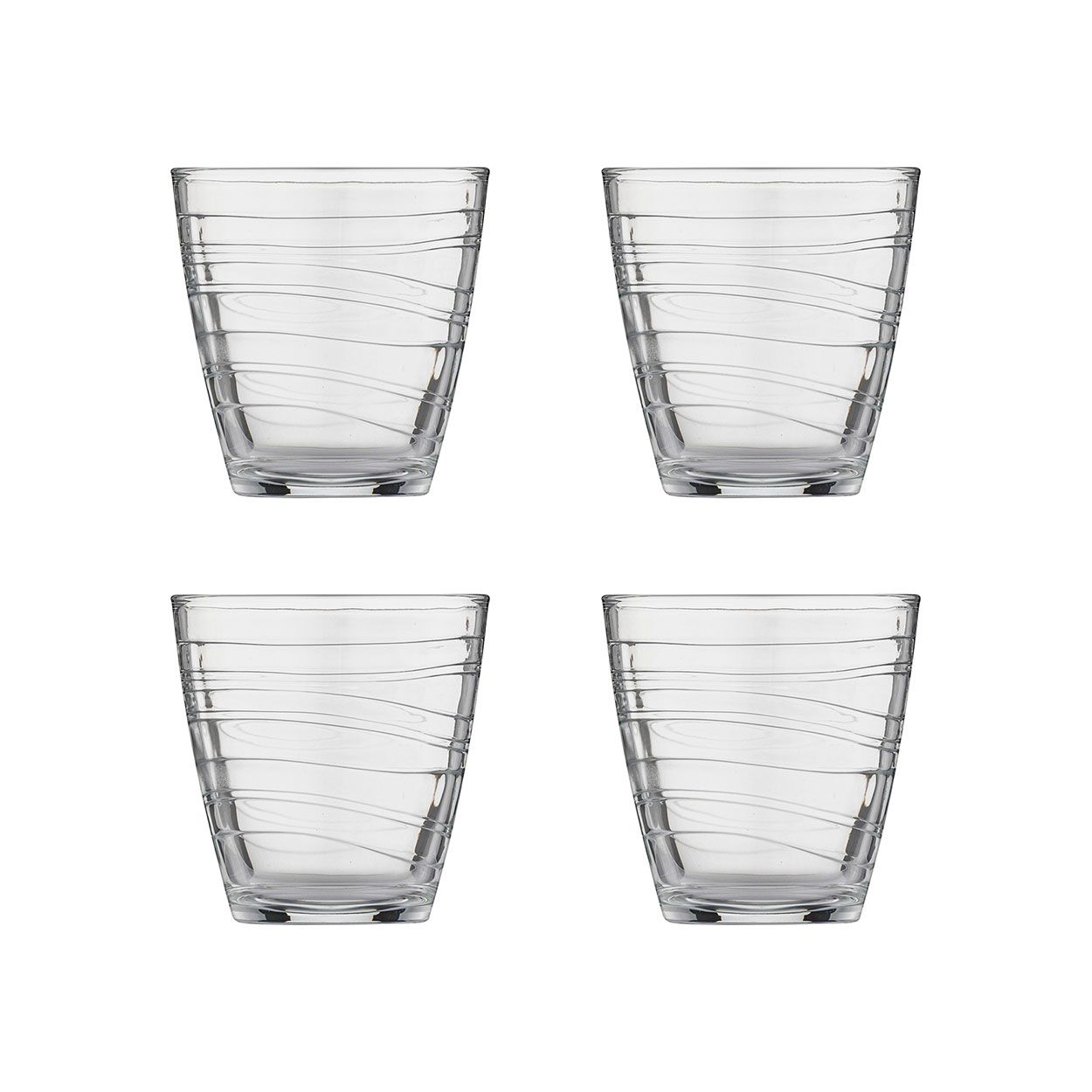 Ravenhead Essentials Swirl Mixer Glass 25Cl 4Pk