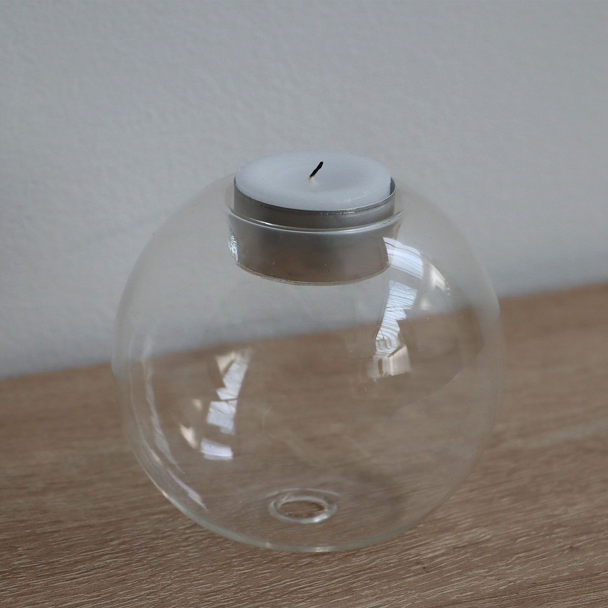 Glass Candle Holder