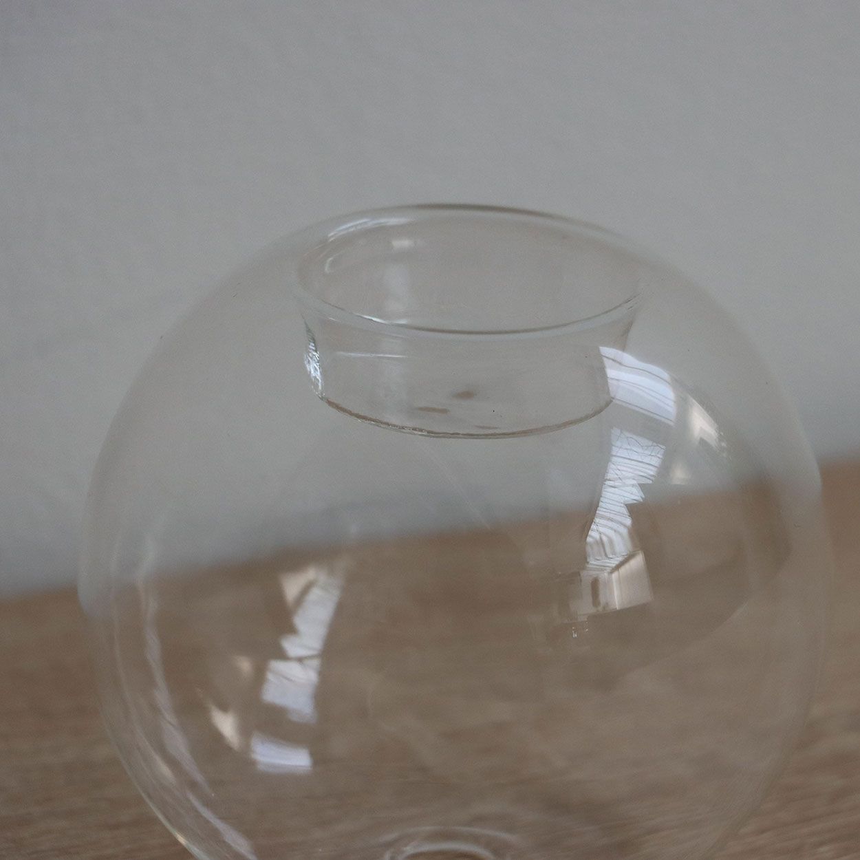 Glass Candle Holder
