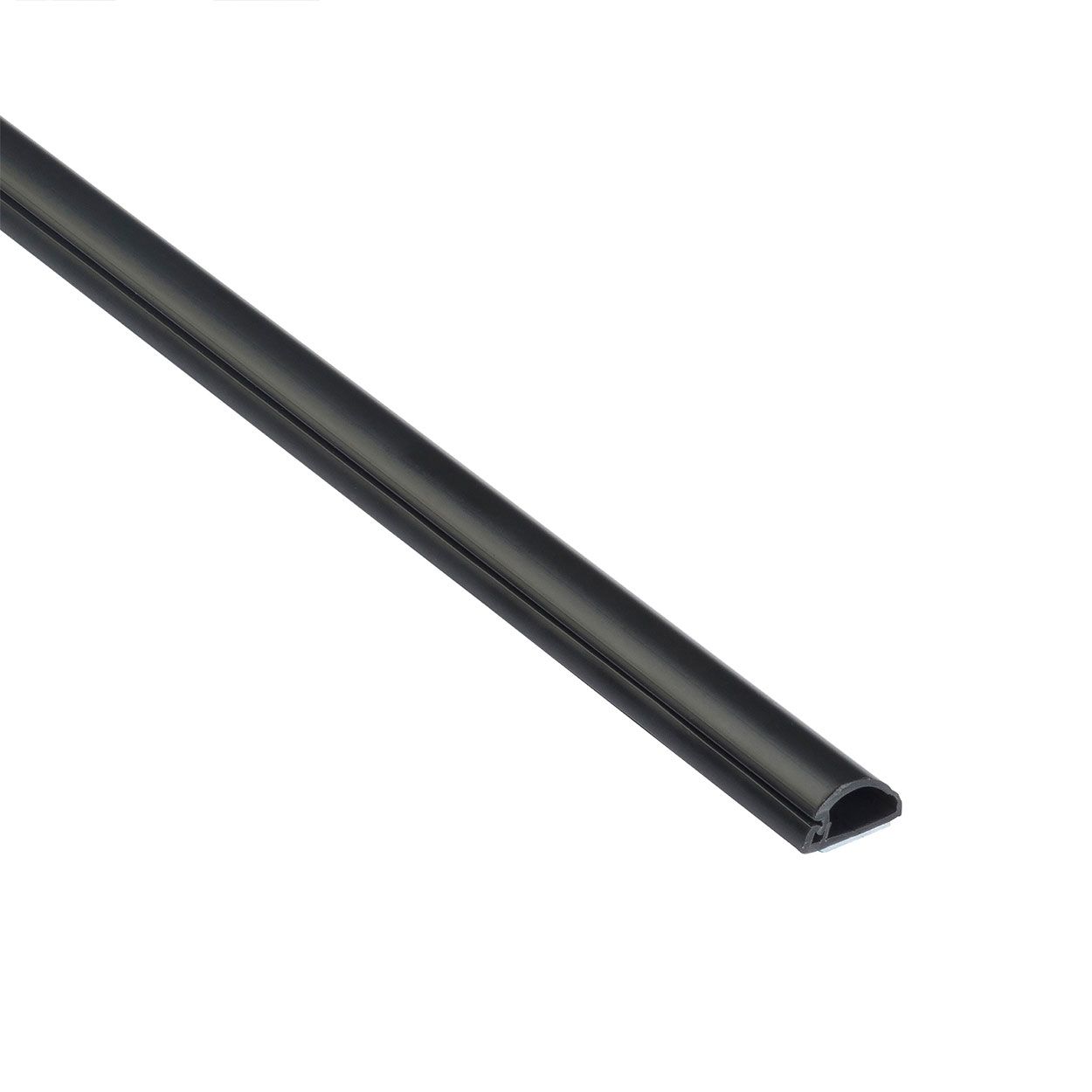 D-Line 2M Length Trunking 16X08 Half Round - Black