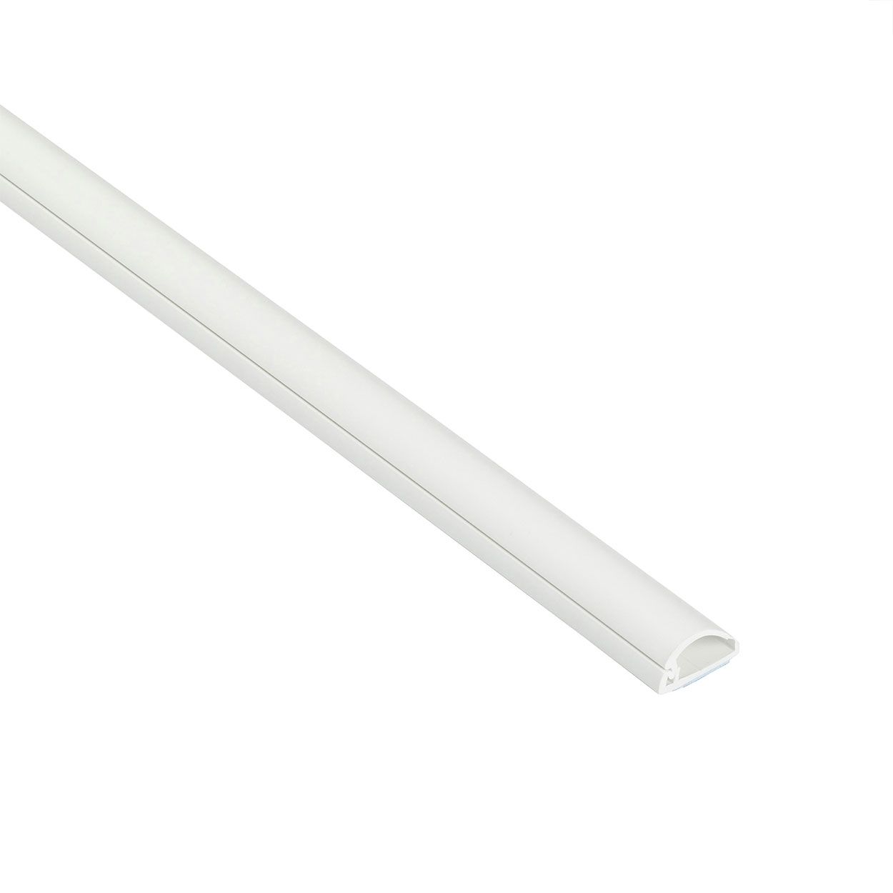 D-Line 2M Length Trunking 16X08 Half Round - White