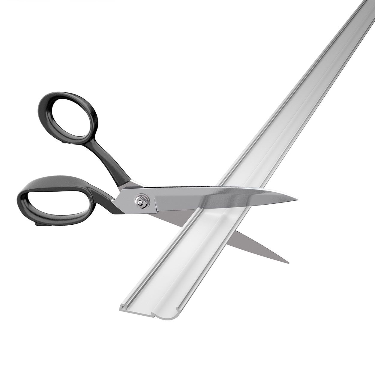 D-Line 2M Length Trunking 20X10 Half Round - White