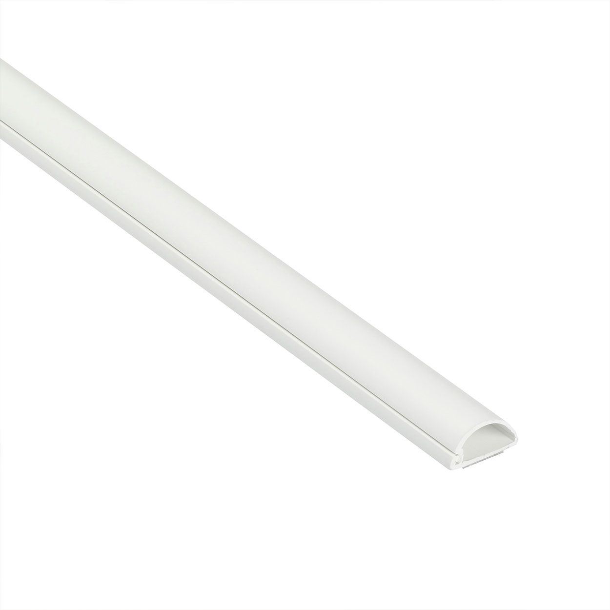 D-Line 2M Length Trunking 20X10 Half Round - White