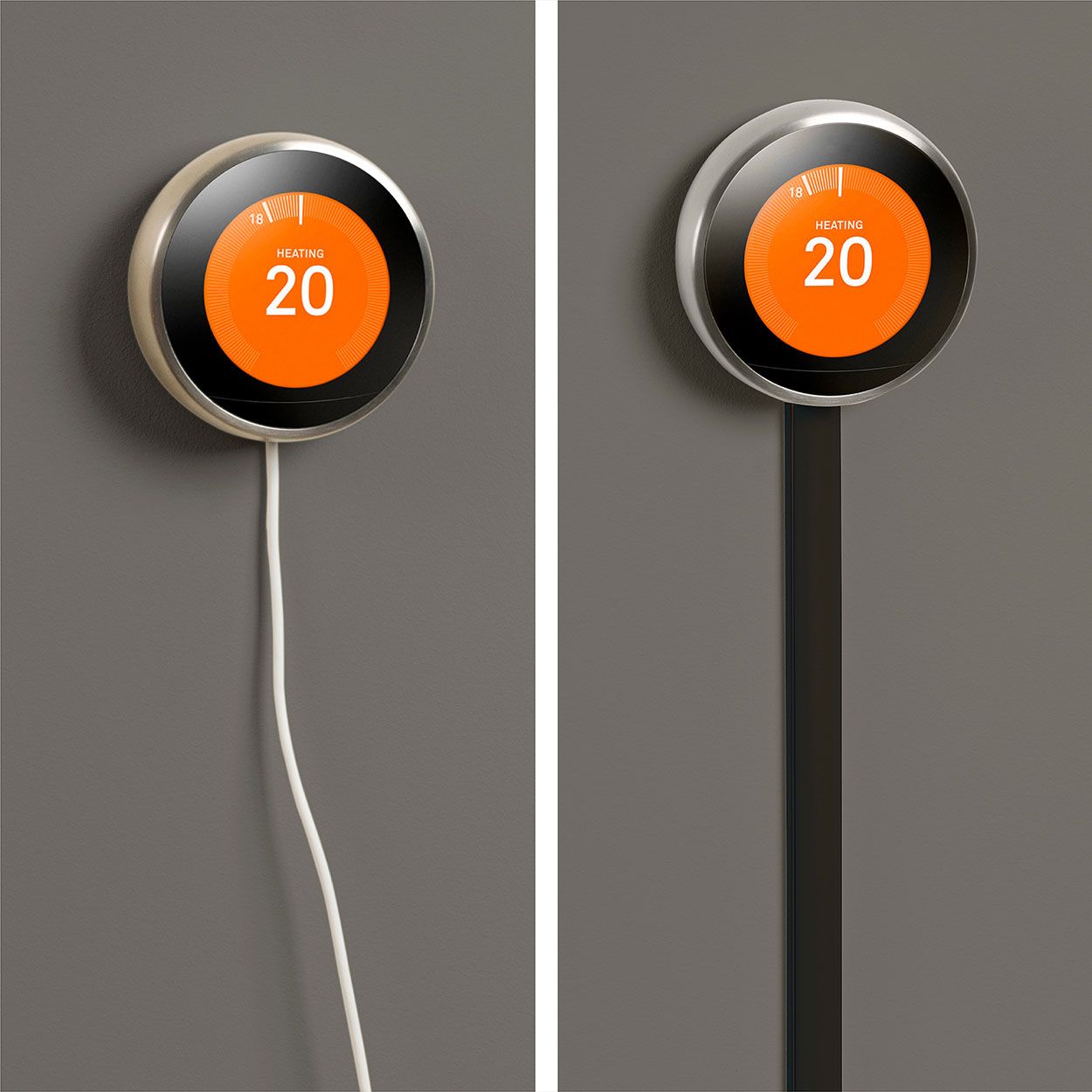 D-Line 2M Length Trunking 20X10 Half Round - Black