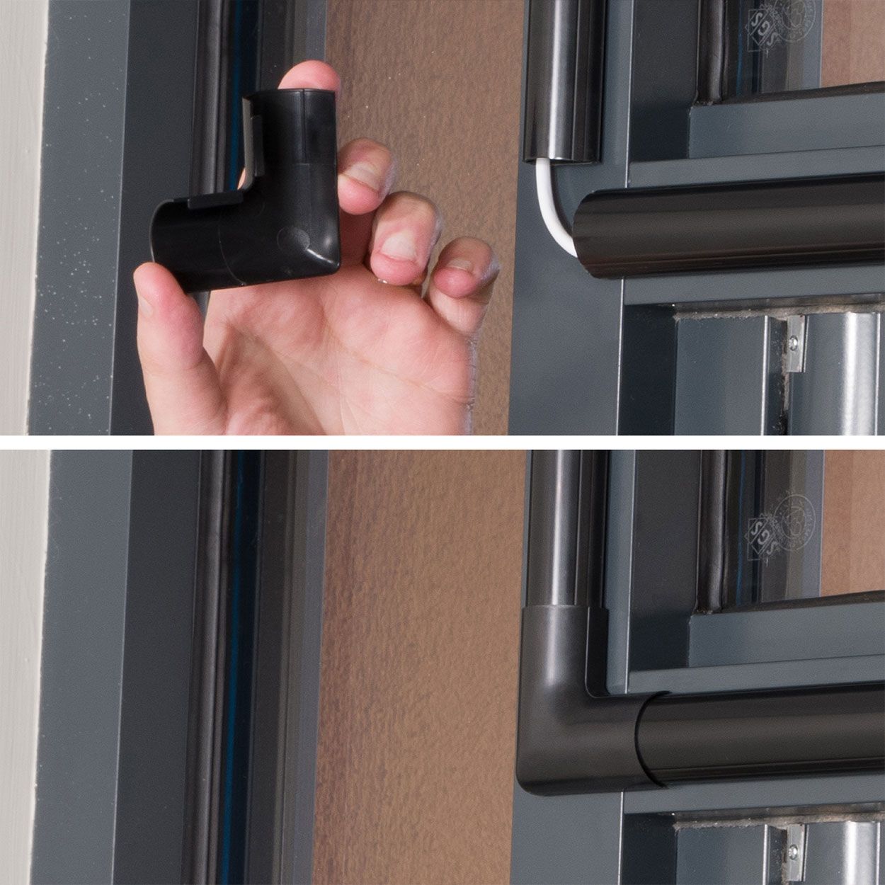 D-Line 2M Trunking 30X15 1/2 Round-Black