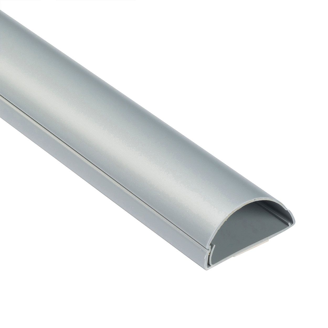 D-Line 1M Length Trunking 50X25 - Silver Effect