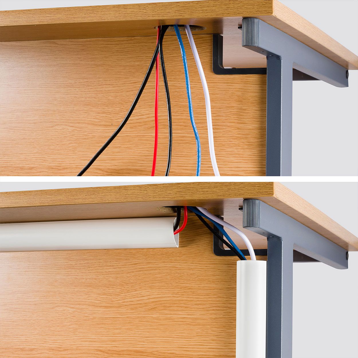 D-Line 1M Length Trunking 50X25 - White