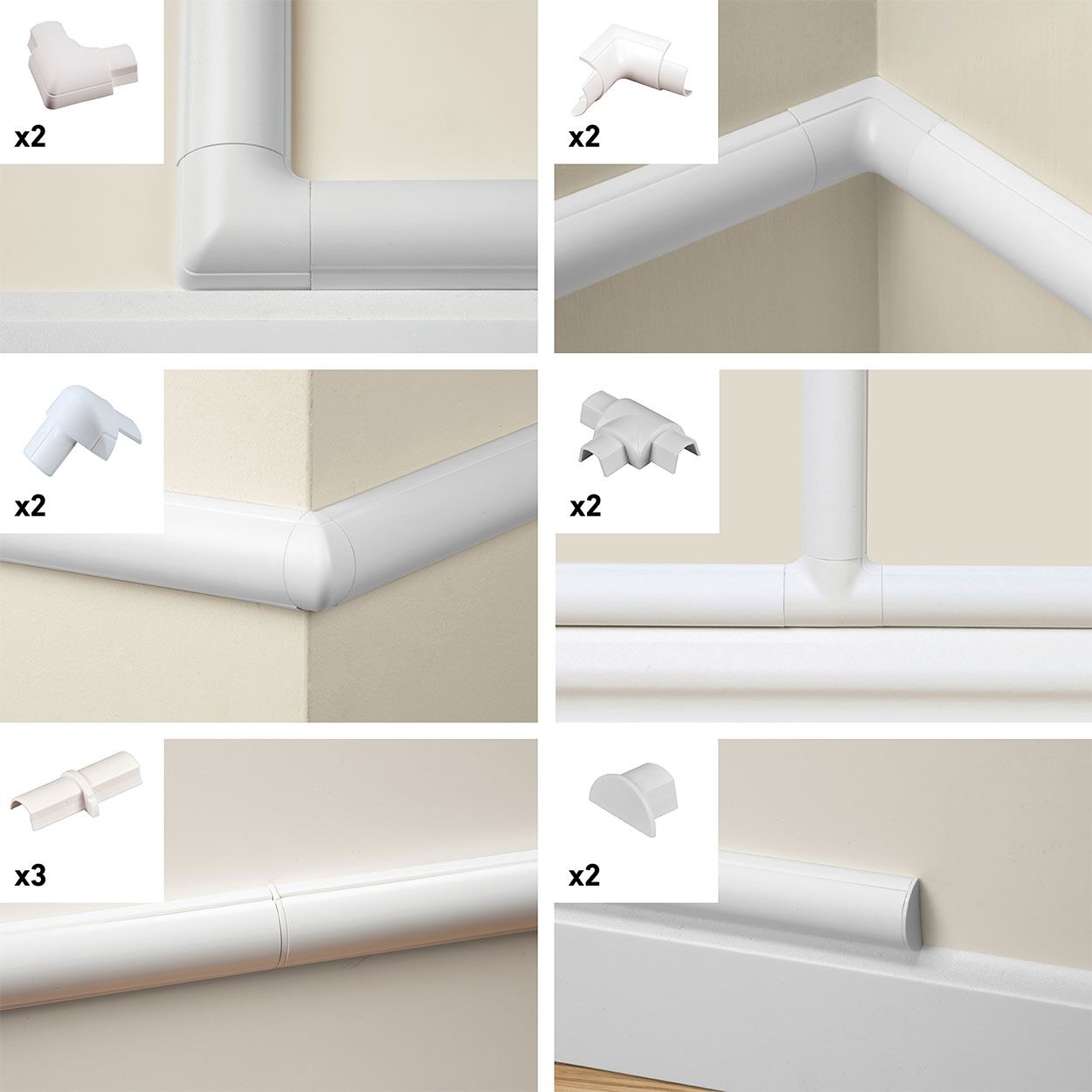 D-Line Accessory Pack 16/08 - White