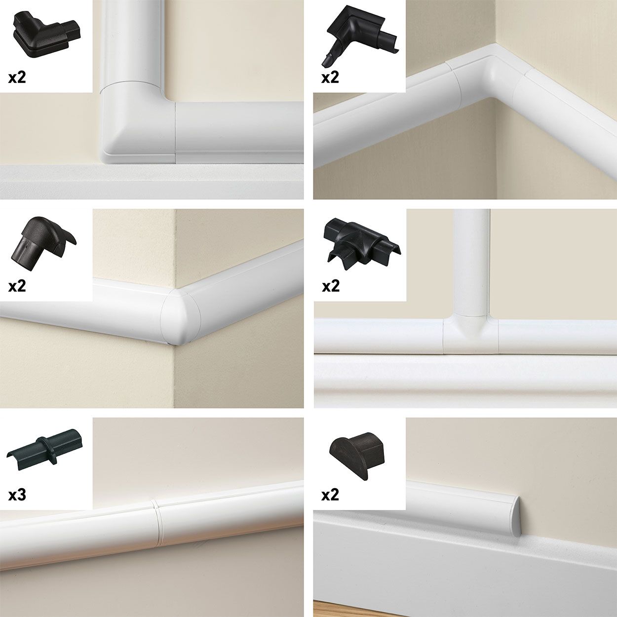 D-Line Accessory Pack 16X08 - Black