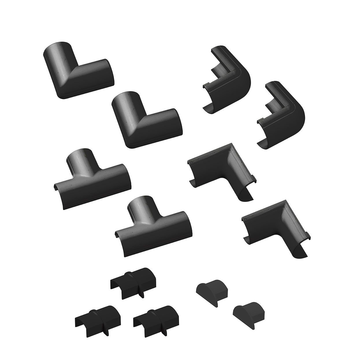 D-Line Clip-Over Accessory Multipack 20X10 - Black