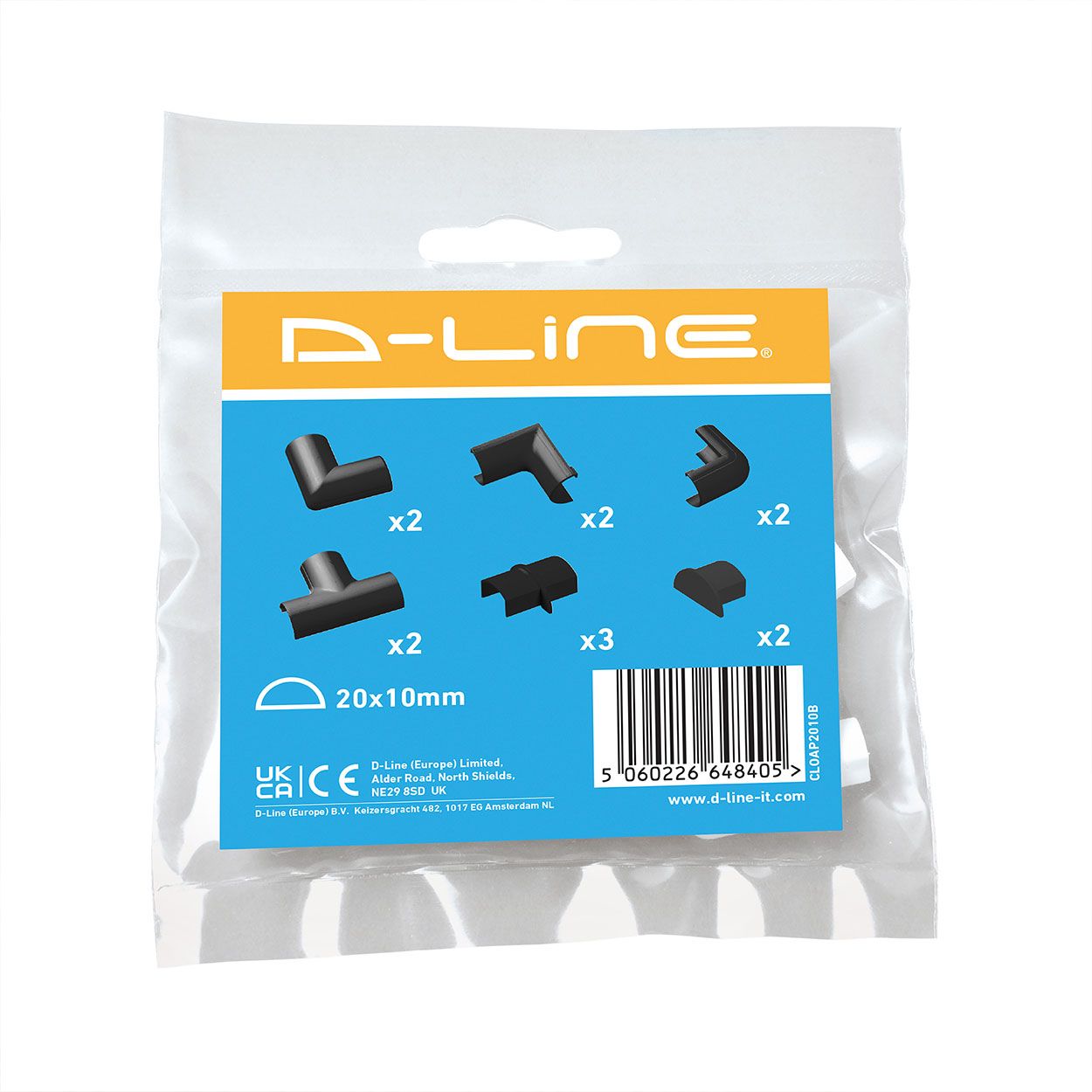 D-Line Clip-Over Accessory Multipack 20X10 - Black