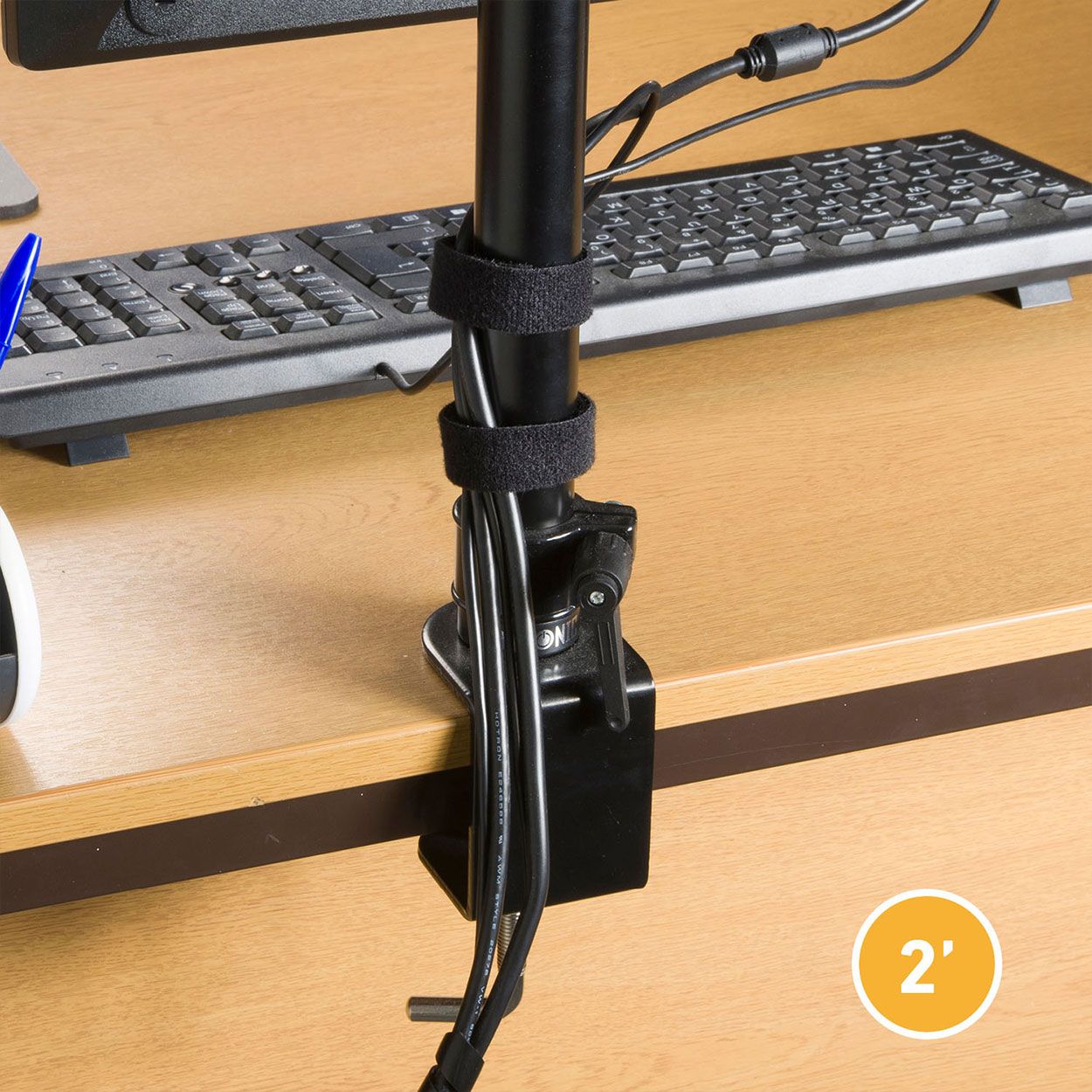 D-Line Desk Cable Tidy Accessory Pack - White