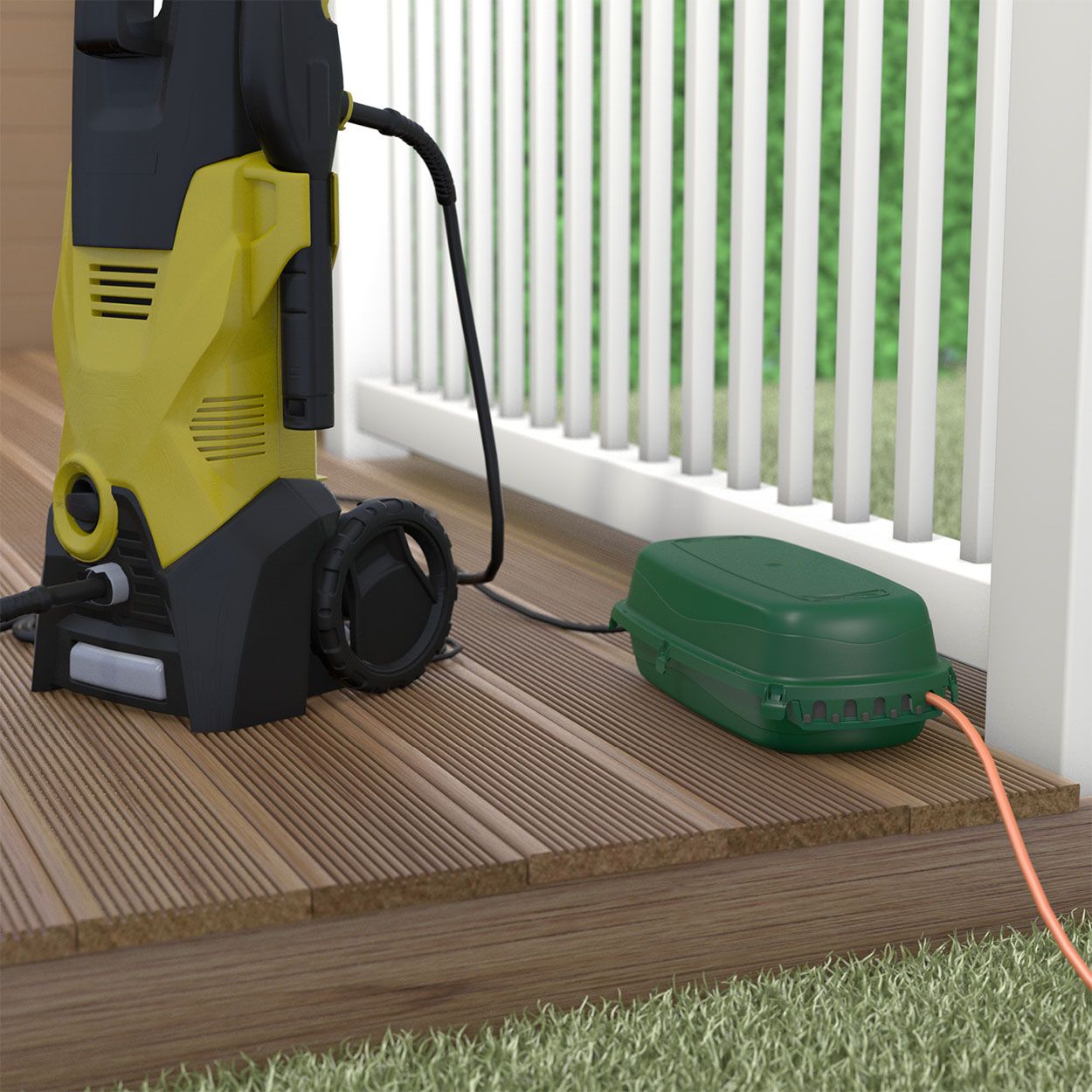 D-Line Outdoor Cable Management Box Ip 54- Green