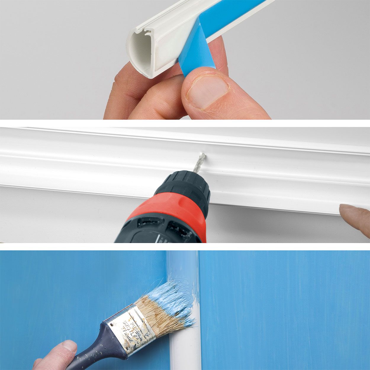D-Line 30X15Mm Trunking Kit With 10 Accessories