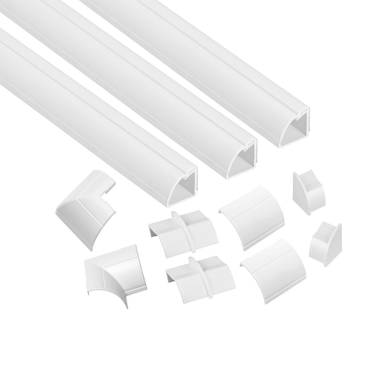D-Line 22X22Mm Trunking Kit With 11 Accessories