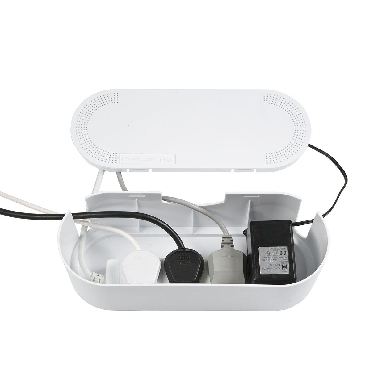 D-Line Cable Tidy Unit Small White