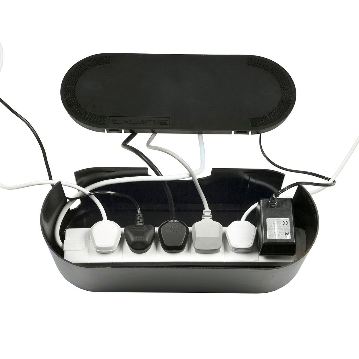 D-Line Cable Tidy Unit Large Black