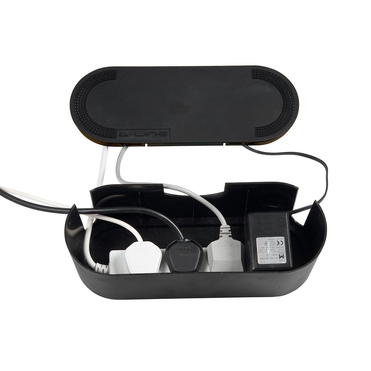 D-Line Cable Tidy Unit Small Black
