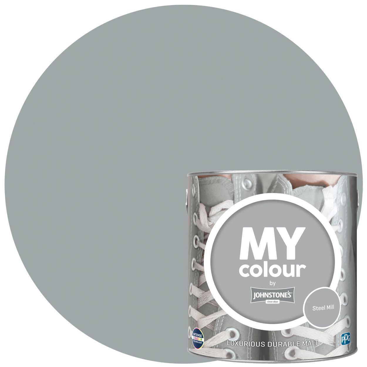 My Colour Durable Matt Steel Mill 2.5L