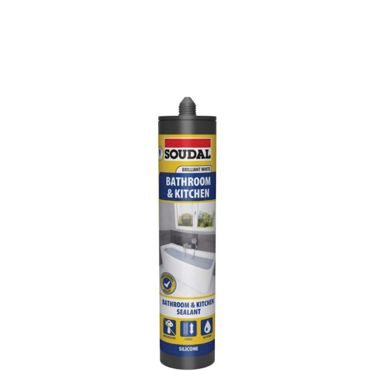 Soudal Bathroom & Kitchen Sealant White 290ml