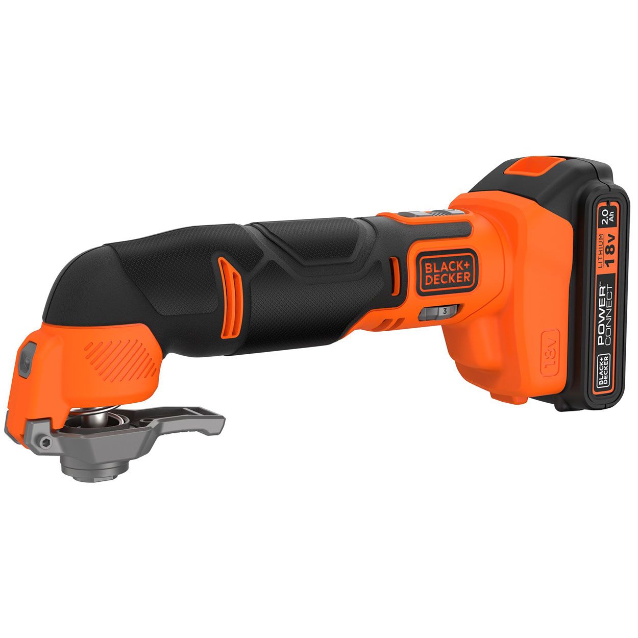 Black+Decker 18V Oscillating Tool 2Ah 1A Kitbox