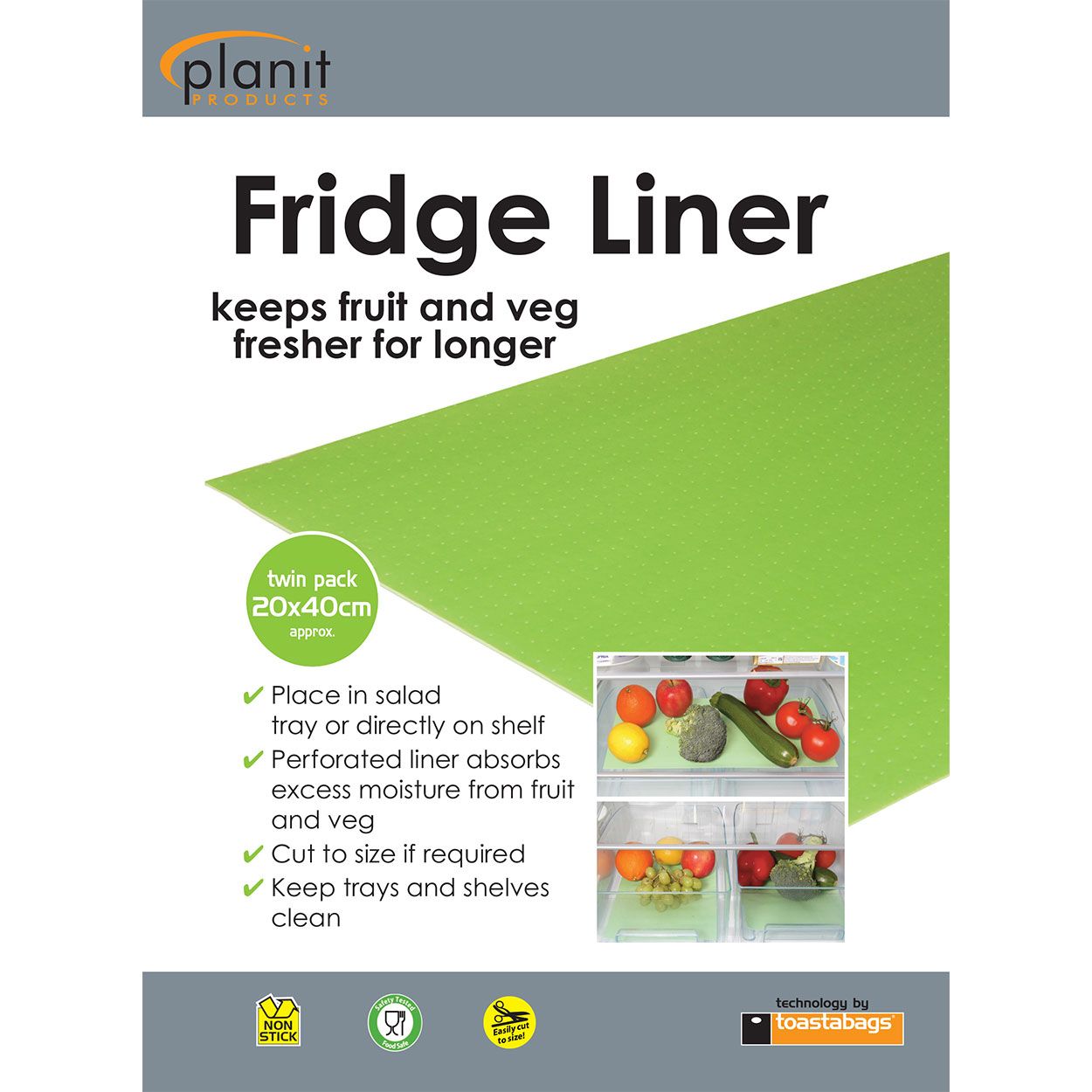 Toastabag Fridge Liner 2 Pack