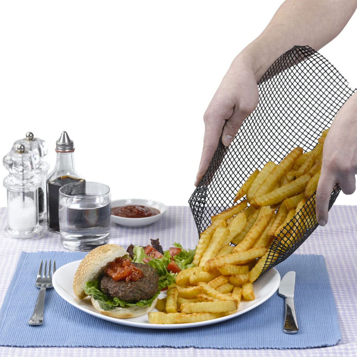 Toastabag Quickachips Black Large 36X36Cm