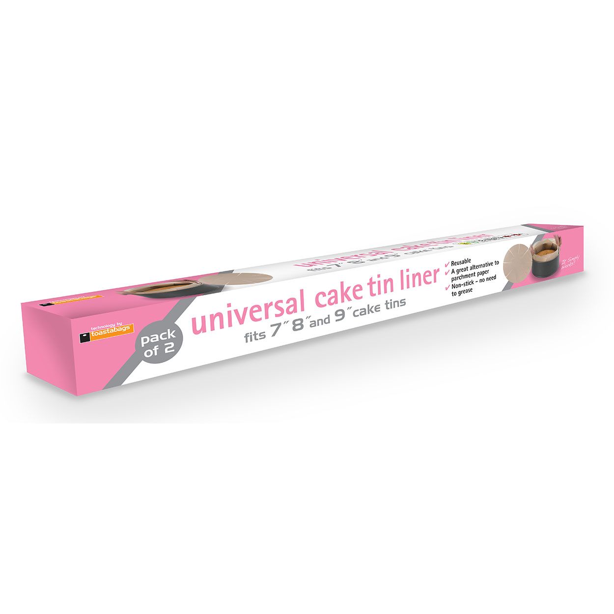 Toastabag Universal Cake Tin Liner 2 Pack