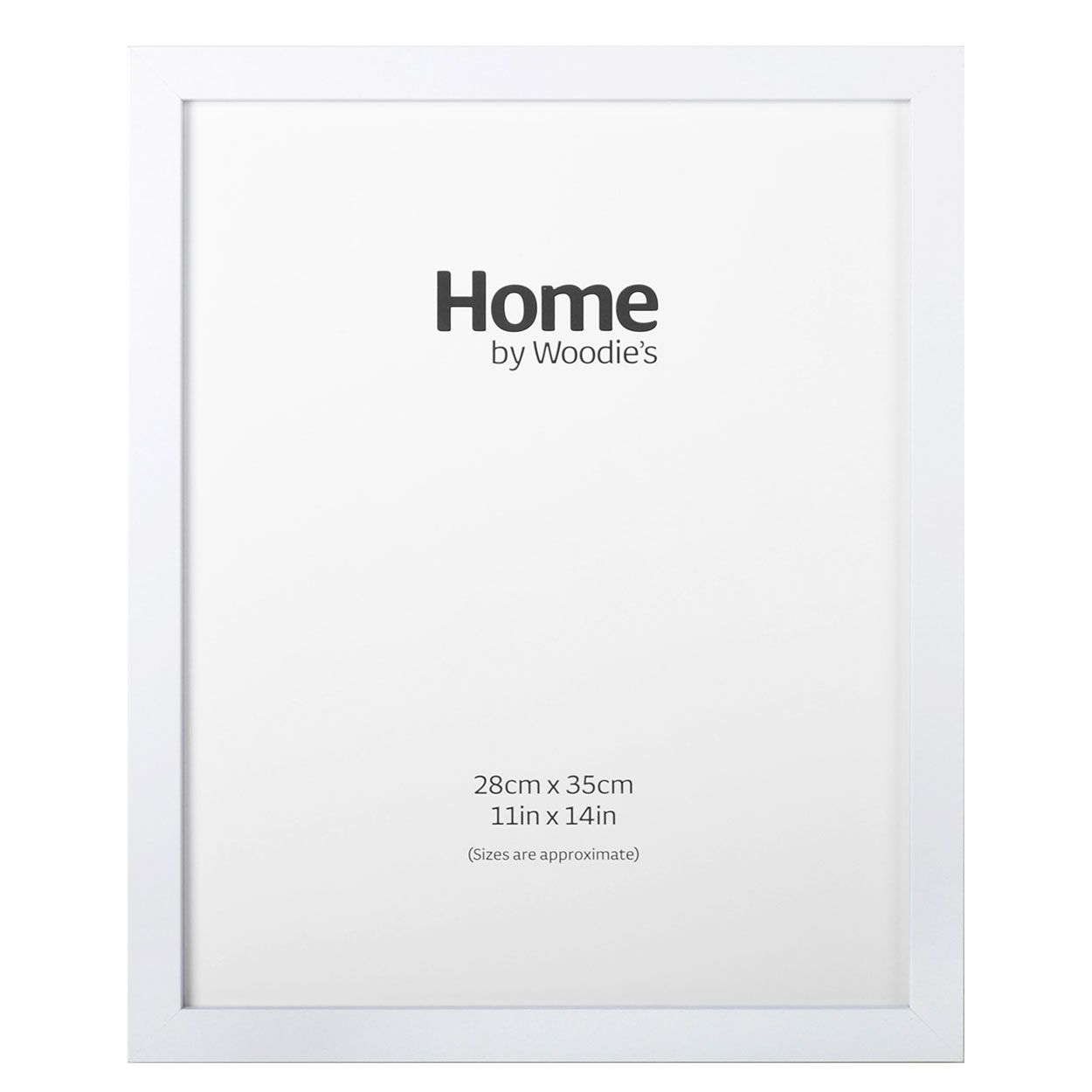 White Contemporary Frame 11" x 14"