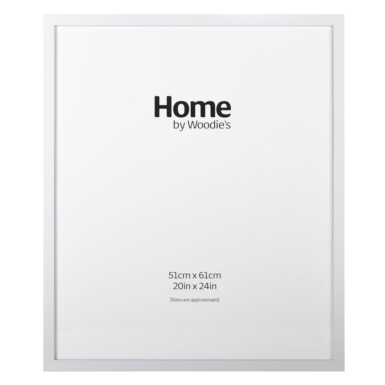 White Contemporary Frame 20" x 24"