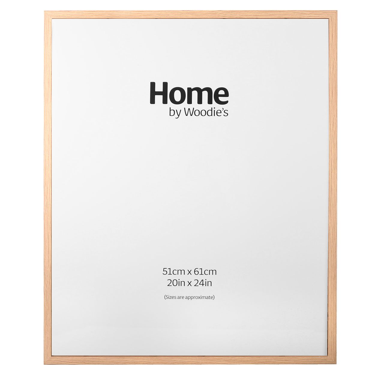 Oak Contemporary Frame 20" x 24"