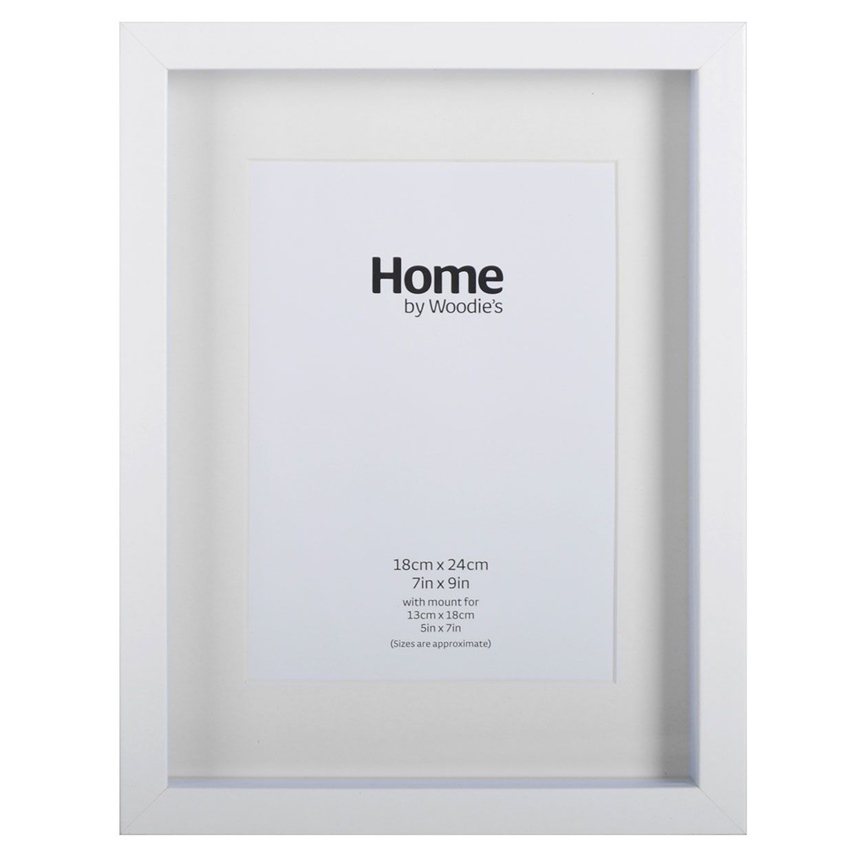 White Deep Frame For 7" x 9"