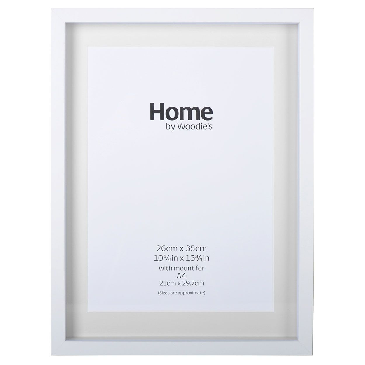 White Deep Frame For A4