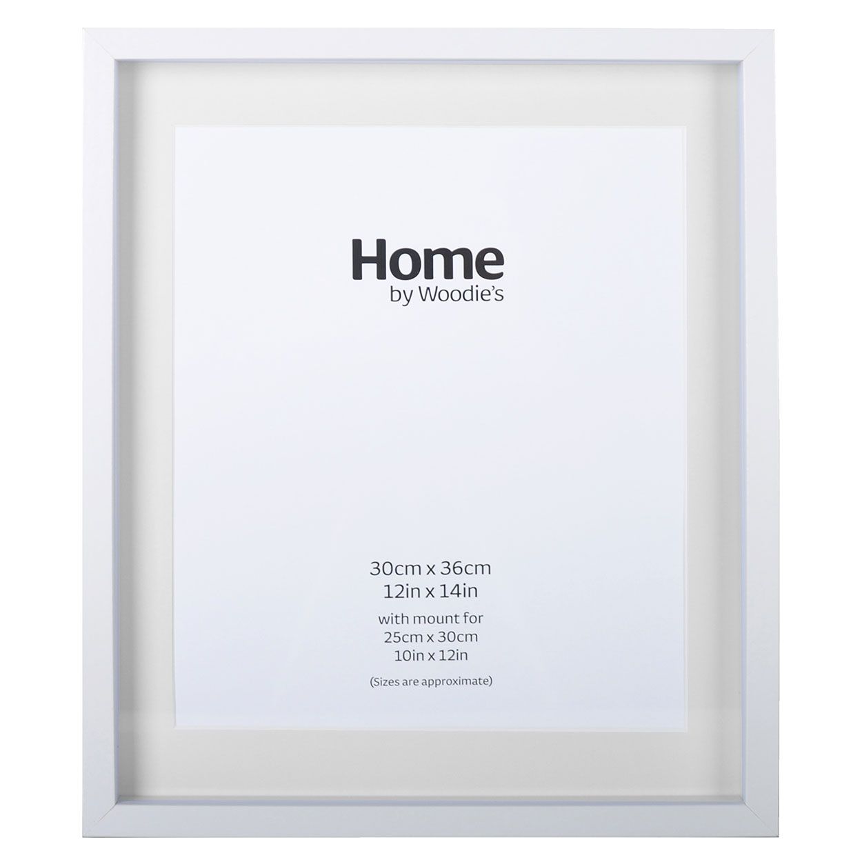 White Deep Frame For 12" x 14"