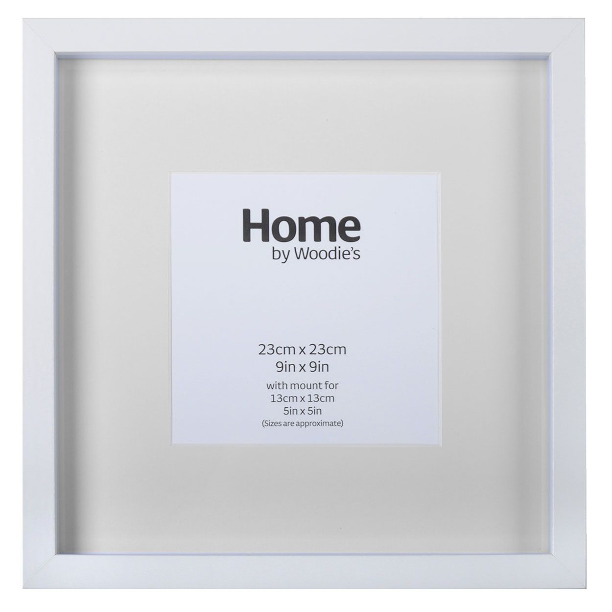 White Deep Frame For 9" x 9"