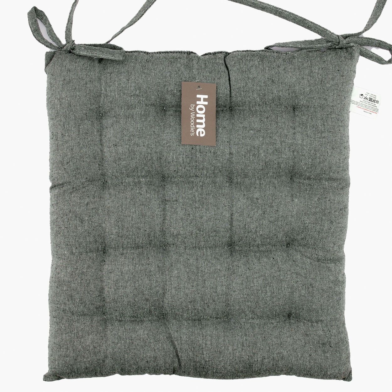 Dark Grey 16 Tuck Seat-Pad