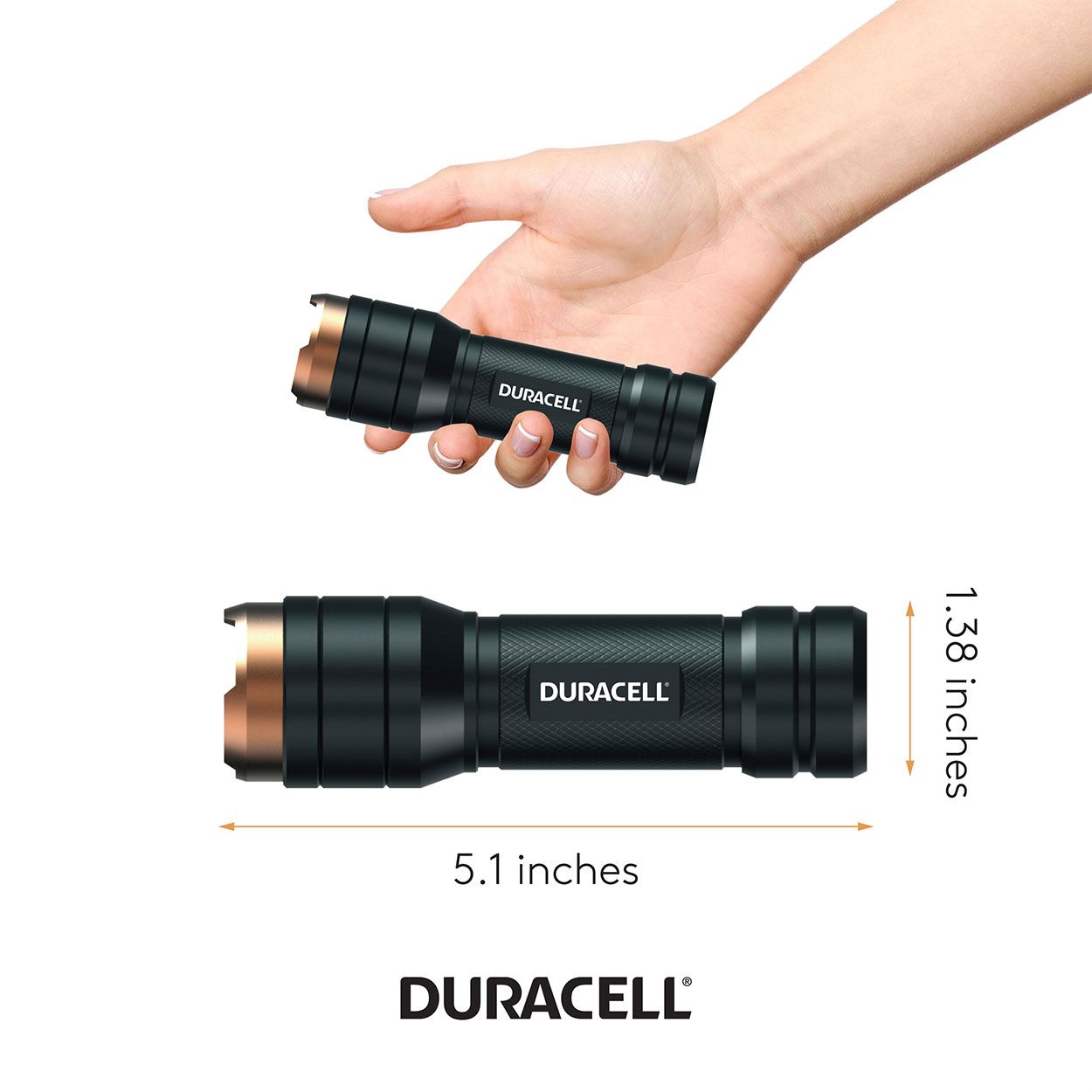Duracell 250 Lumen Aluminum Flashlight