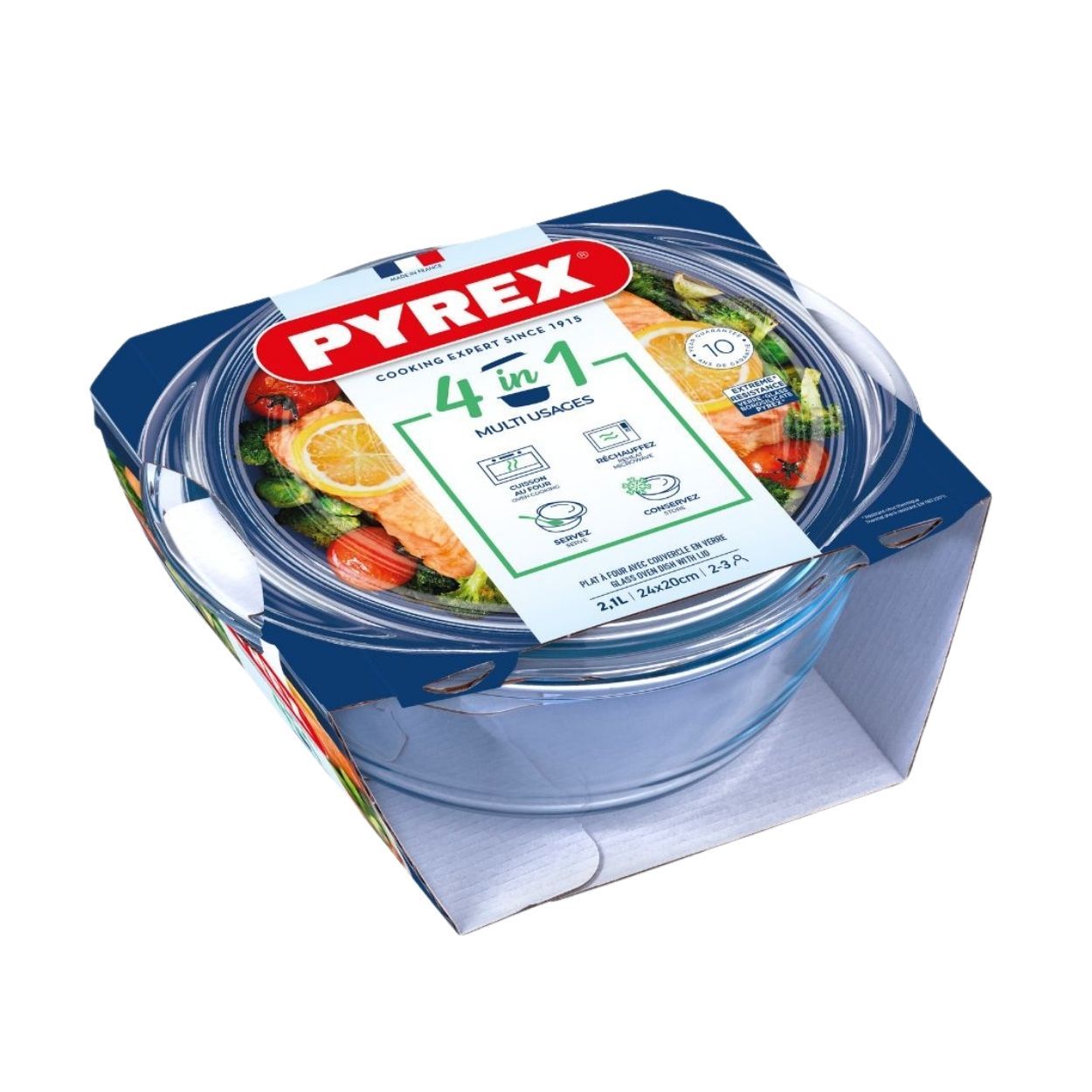 Pyrex Round Casserole Dish 2Ltr