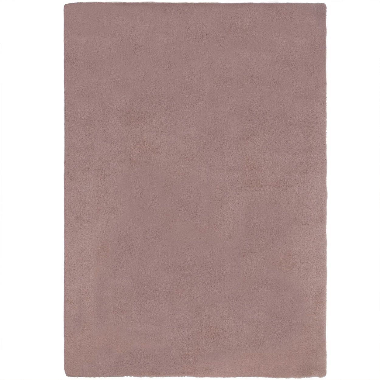 Cosy Faux Blush Rug - 170cm x 120cm