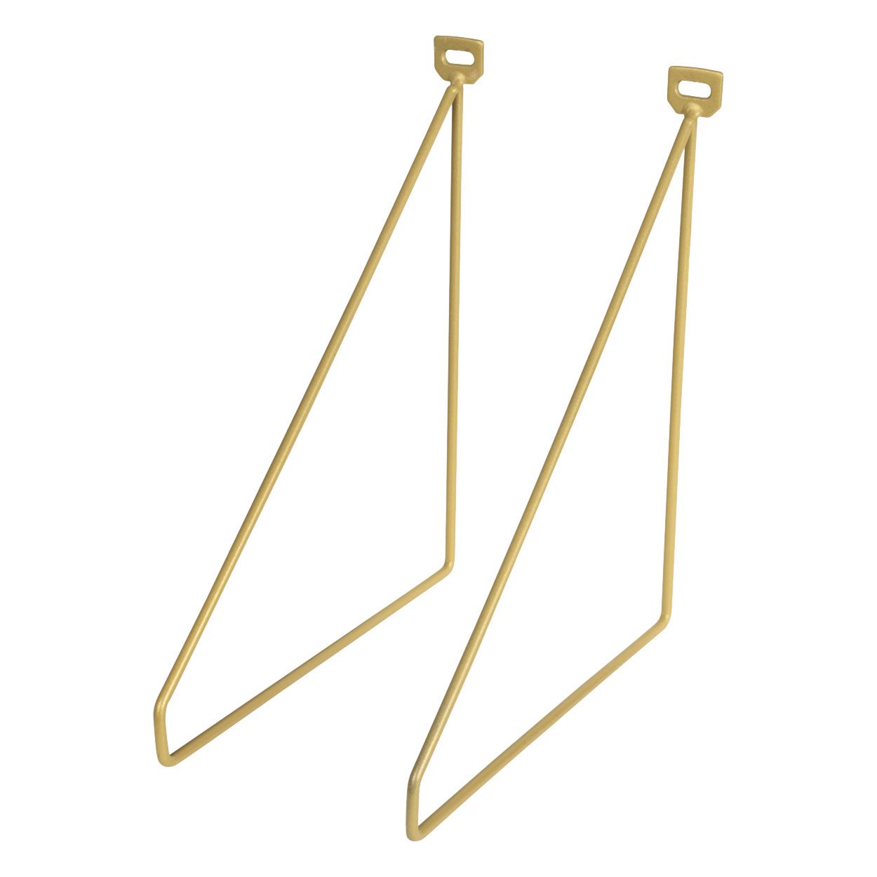 Duraline Brackets Flat Brass